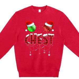 Christmas Matching Couple Family Chestnuts Premium Crewneck Sweatshirt