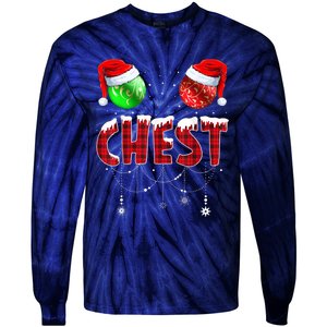 Christmas Matching Couple Family Chestnuts Tie-Dye Long Sleeve Shirt