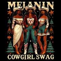 Christmas Melanin Cowgirl Swag Thanksgiving Western Cowgirl Mug