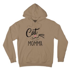 Cat Momma Cat Mom Cute Cats Lovers Mothers Day Hoodie