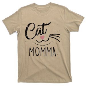 Cat Momma Cat Mom Cute Cats Lovers Mothers Day T-Shirt