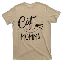 Cat Momma Cat Mom Cute Cats Lovers Mothers Day T-Shirt