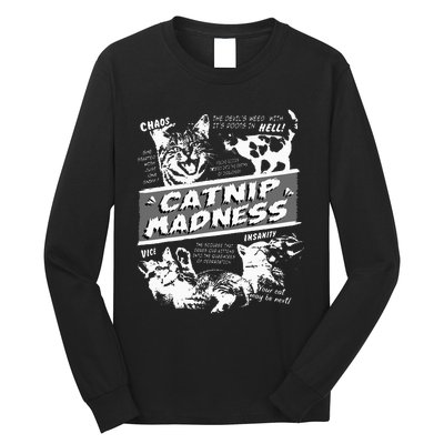 Catnip Madness Cute Kitten Long Sleeve Shirt