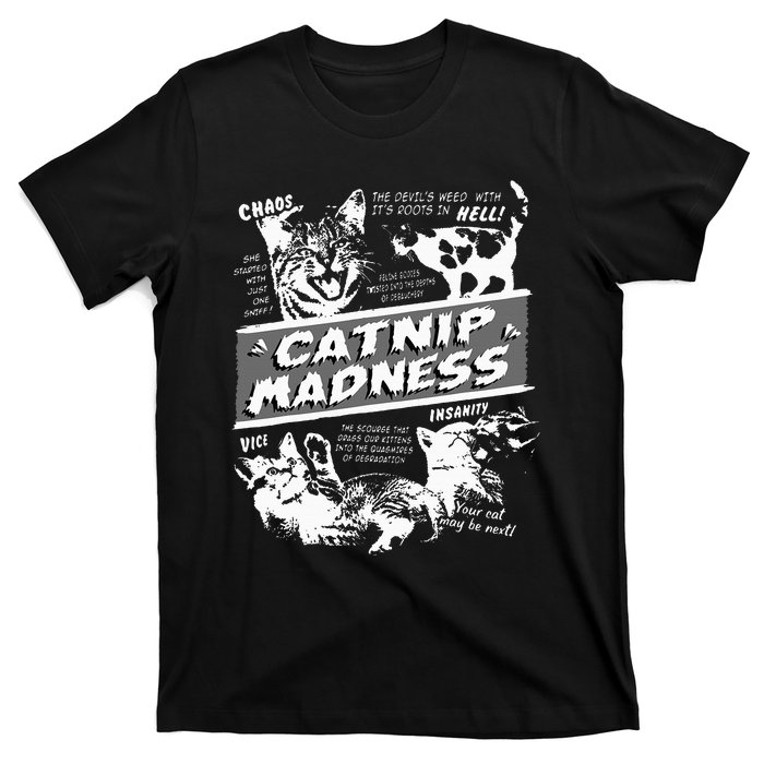 Catnip Madness Cute Kitten T-Shirt