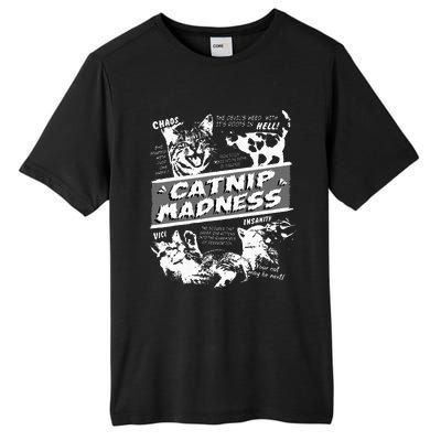 Catnip Madness Cute Kitten Tall Fusion ChromaSoft Performance T-Shirt