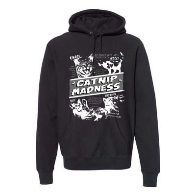 Catnip Madness Cute Kitten Premium Hoodie