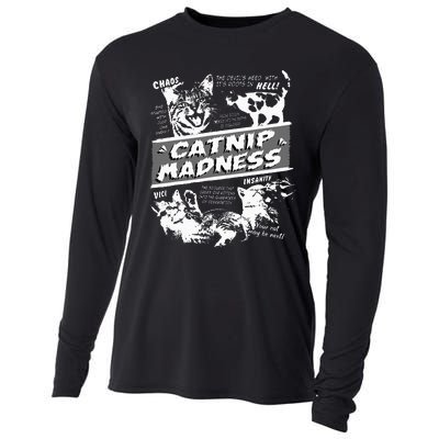 Catnip Madness Cute Kitten Cooling Performance Long Sleeve Crew