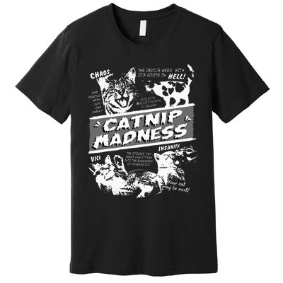 Catnip Madness Cute Kitten Premium T-Shirt