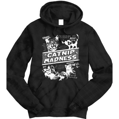 Catnip Madness Cute Kitten Tie Dye Hoodie