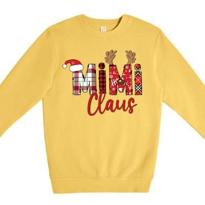 Christmas Mimi Claus Christmas Grandma Premium Crewneck Sweatshirt