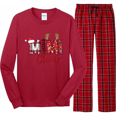 Christmas Mimi Claus Christmas Grandma Long Sleeve Pajama Set