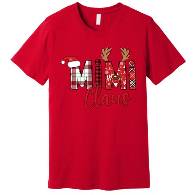 Christmas Mimi Claus Christmas Grandma Premium T-Shirt