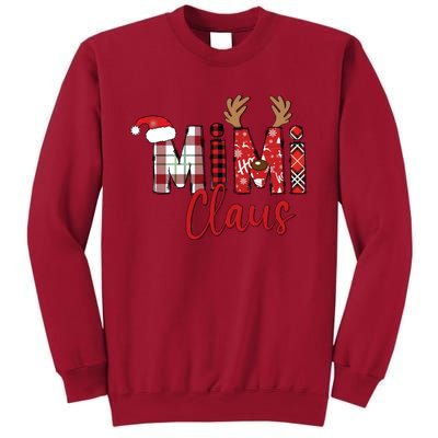 Christmas Mimi Claus Christmas Grandma Tall Sweatshirt