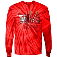 Christmas Mimi Claus Christmas Grandma Tie-Dye Long Sleeve Shirt