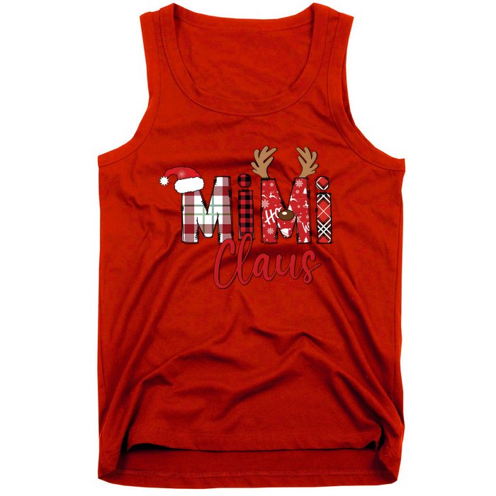 Christmas Mimi Claus Christmas Grandma Tank Top