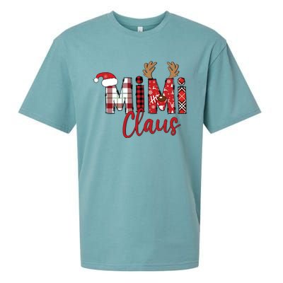 Christmas Mimi Claus Christmas Grandma Sueded Cloud Jersey T-Shirt