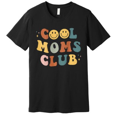 Cool Moms Club ON BACK Print Premium T-Shirt