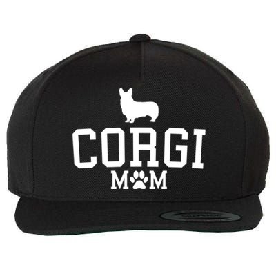 Corgi Mom Corgi Mama Cardigan Pembroke Welsh MotherS Day Gift Wool Snapback Cap