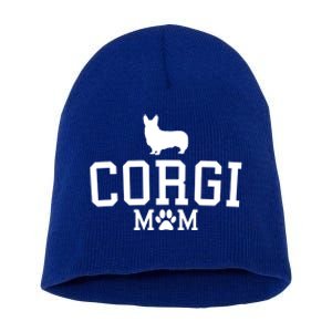 Corgi Mom Corgi Mama Cardigan Pembroke Welsh MotherS Day Gift Short Acrylic Beanie