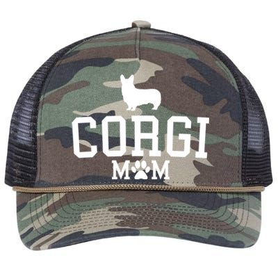 Corgi Mom Corgi Mama Cardigan Pembroke Welsh MotherS Day Gift Retro Rope Trucker Hat Cap