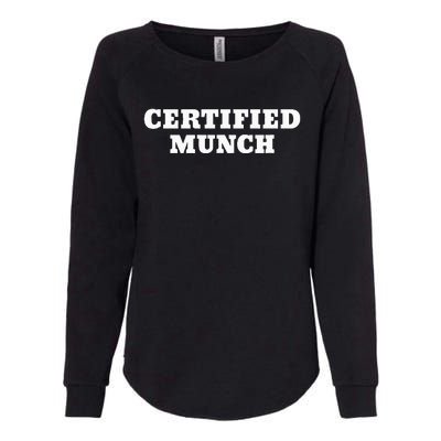 Certified Munch Womens California Wash Sweatshirt