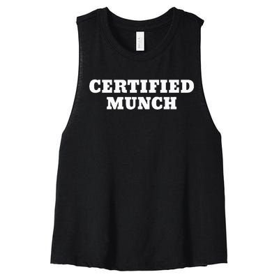 Certified Munch Women's Racerback Cropped Tank