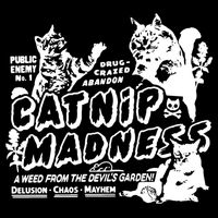 Catnip Madness Drawstring Bag