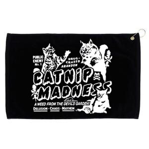 Catnip Madness Grommeted Golf Towel