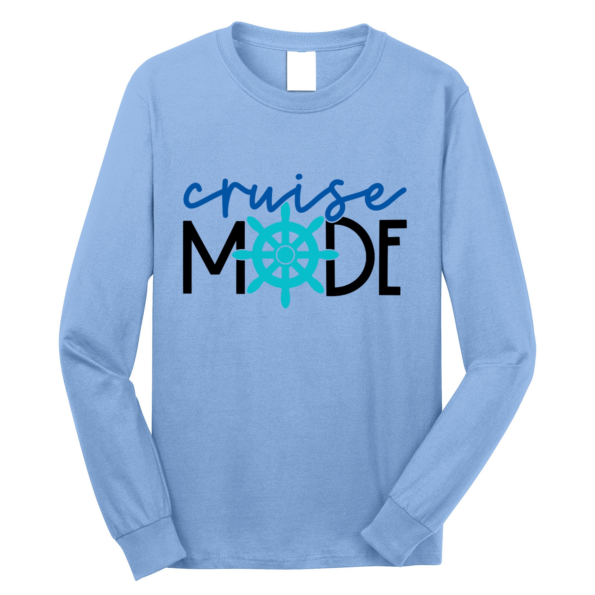 Cruise Mode Cruise Ship Yacht Summertime Vacation Sea Summer Gift Long Sleeve Shirt