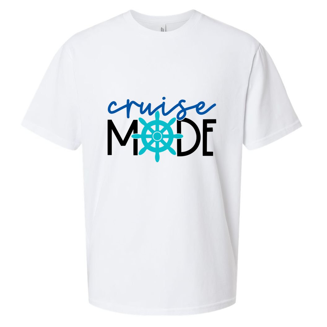 Cruise Mode Cruise Ship Yacht Summertime Vacation Sea Summer Gift Sueded Cloud Jersey T-Shirt
