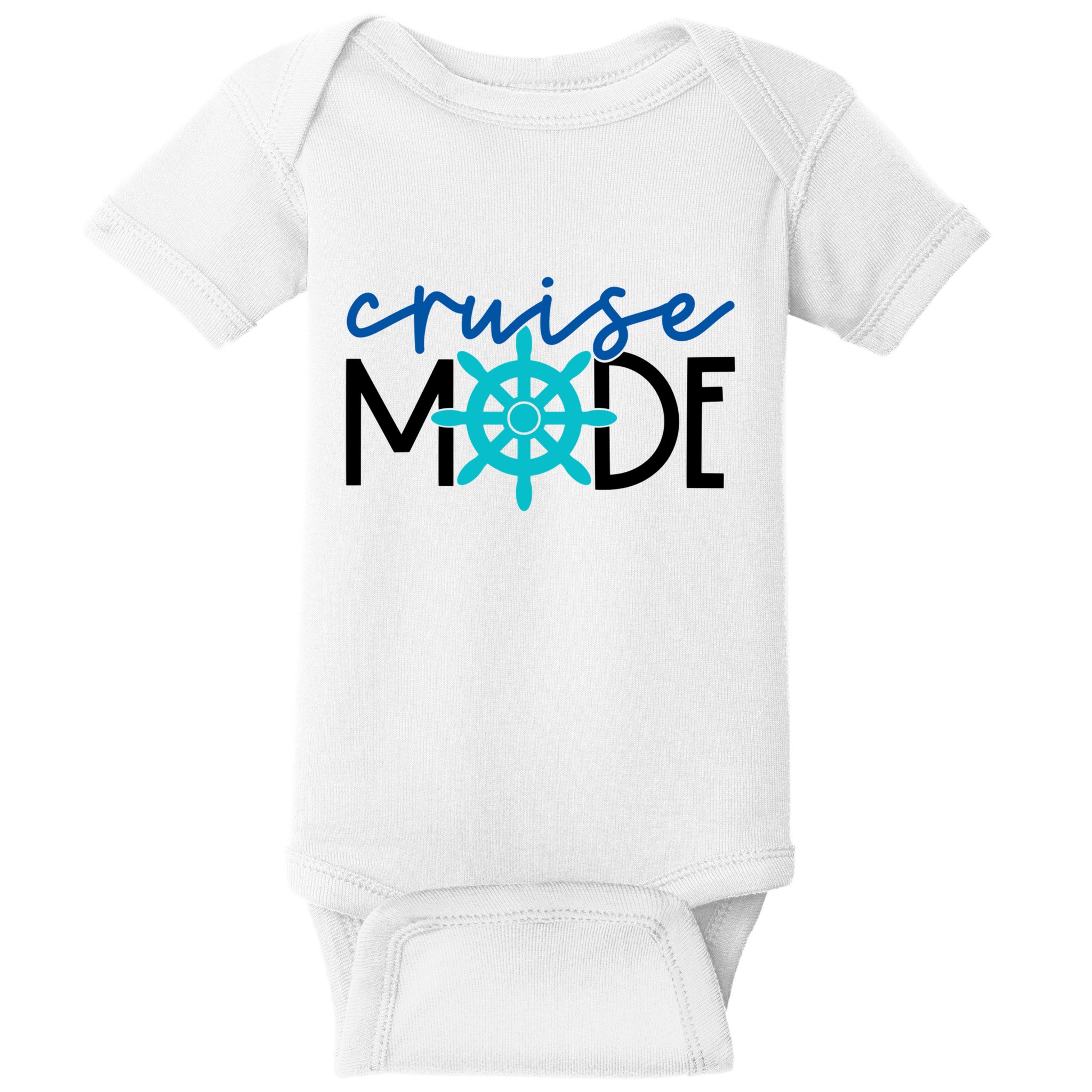 Cruise Mode Cruise Ship Yacht Summertime Vacation Sea Summer Gift Baby Bodysuit