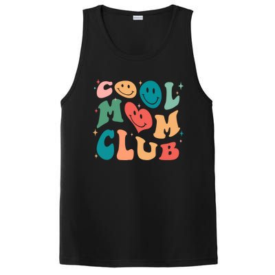 Cool Mom Club Groovy Retro Smile Cool Mom Club Aunties Gift PosiCharge Competitor Tank