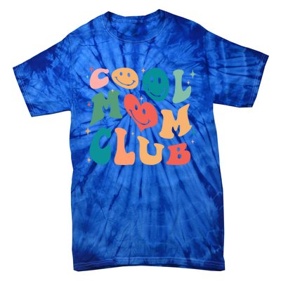 Cool Mom Club Groovy Retro Smile Cool Mom Club Aunties Gift Tie-Dye T-Shirt