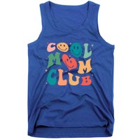 Cool Mom Club Groovy Retro Smile Cool Mom Club Aunties Gift Tank Top