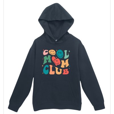 Cool Mom Club Groovy Retro Smile Cool Mom Club Aunties Gift Urban Pullover Hoodie