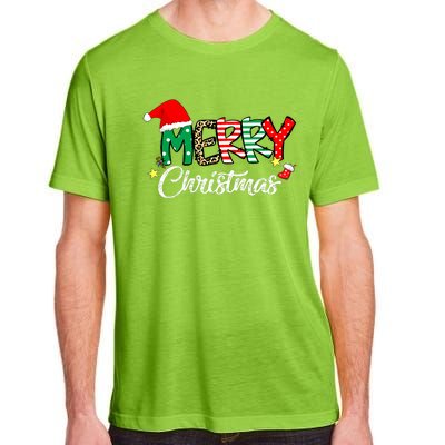 Cute Merry Christmas Matching Family Christmas Adult ChromaSoft Performance T-Shirt