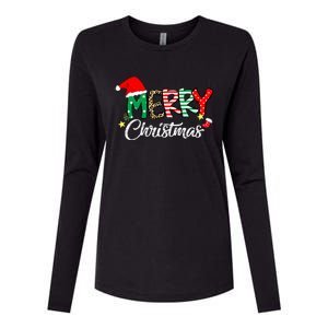 Cute Merry Christmas Matching Family Christmas Womens Cotton Relaxed Long Sleeve T-Shirt