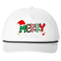 Cute Merry Christmas Matching Family Christmas Snapback Five-Panel Rope Hat