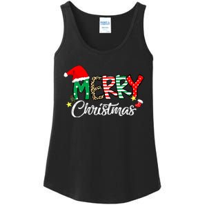 Cute Merry Christmas Matching Family Christmas Ladies Essential Tank