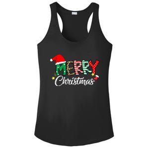 Cute Merry Christmas Matching Family Christmas Ladies PosiCharge Competitor Racerback Tank