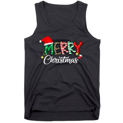 Cute Merry Christmas Matching Family Christmas Tank Top