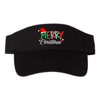 Cute Merry Christmas Matching Family Christmas Valucap Bio-Washed Visor