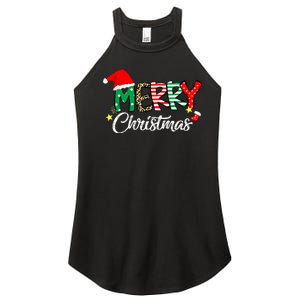 Cute Merry Christmas Matching Family Christmas Women's Perfect Tri Rocker Tank