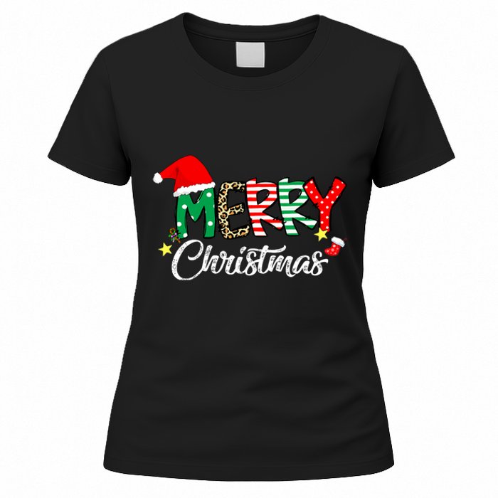 Cute Merry Christmas Matching Family Christmas Women's T-Shirt