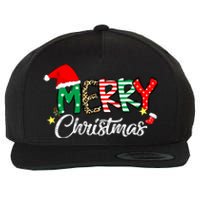 Cute Merry Christmas Matching Family Christmas Wool Snapback Cap