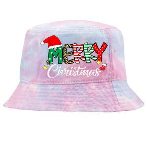 Cute Merry Christmas Matching Family Christmas Tie-Dyed Bucket Hat