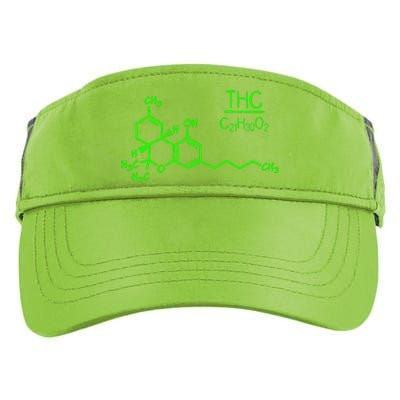 Cannabis Molecule Adult Drive Performance Visor