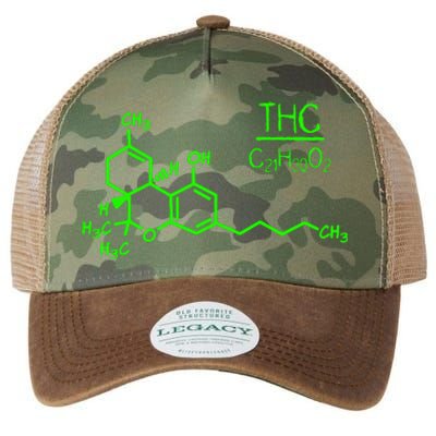 Cannabis Molecule Legacy Tie Dye Trucker Hat