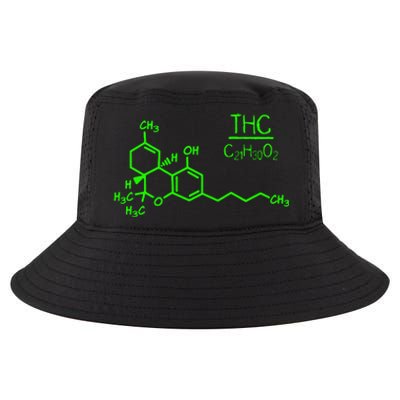 Cannabis Molecule Cool Comfort Performance Bucket Hat