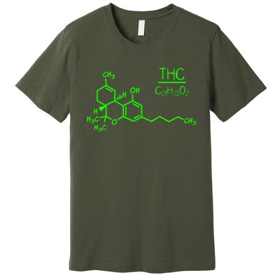 Cannabis Molecule Premium T-Shirt